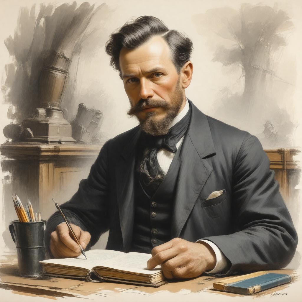 AI-created image of E.W. Kemble