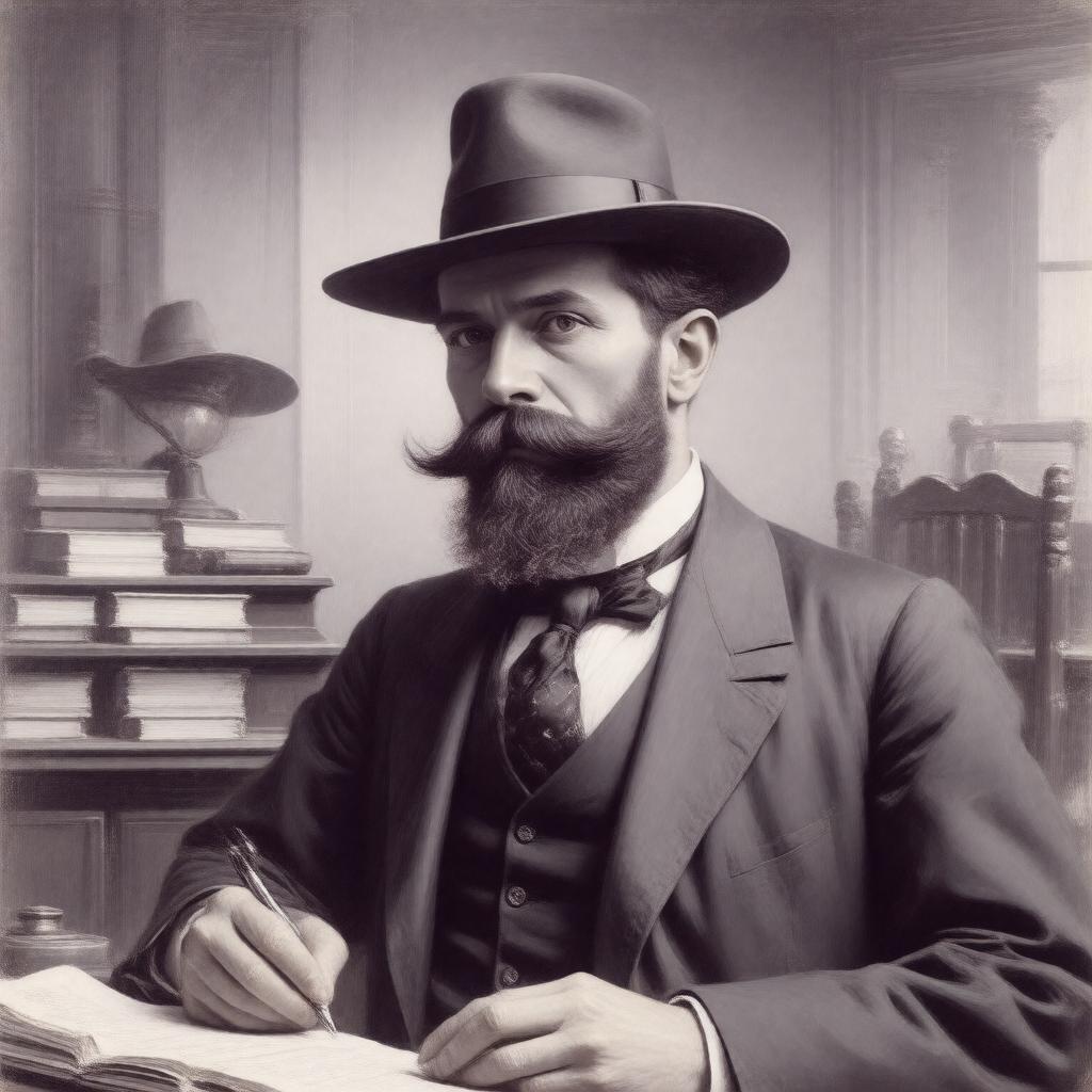 Click to view larger image AI-created image of E. L. Godkin