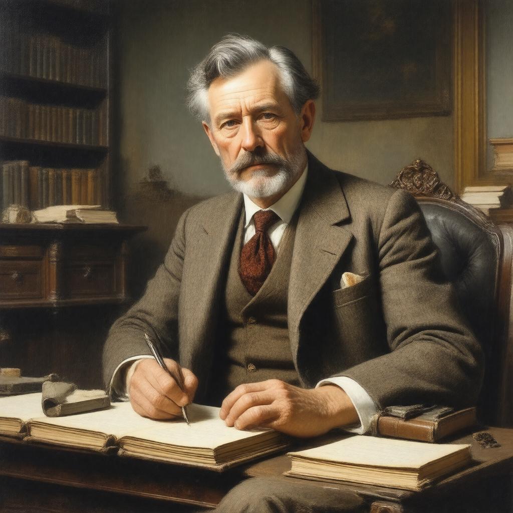 AI-created image of E. M. Forster