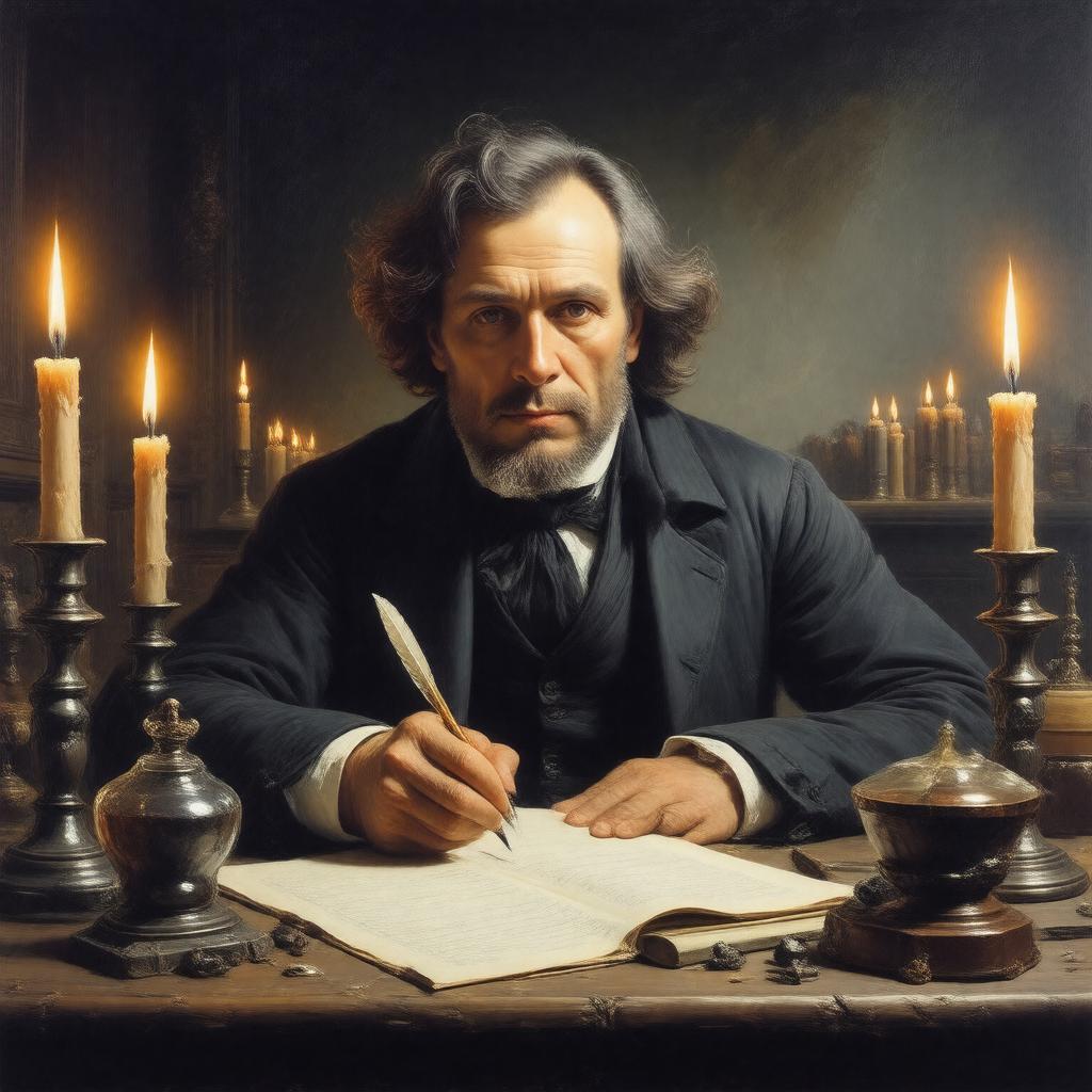 AI-created image of E. T. A. Hoffmann