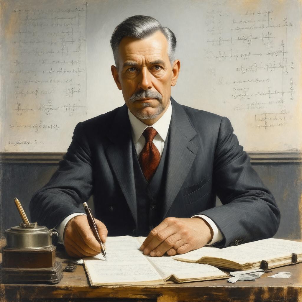 AI-created image of E. T. Bell