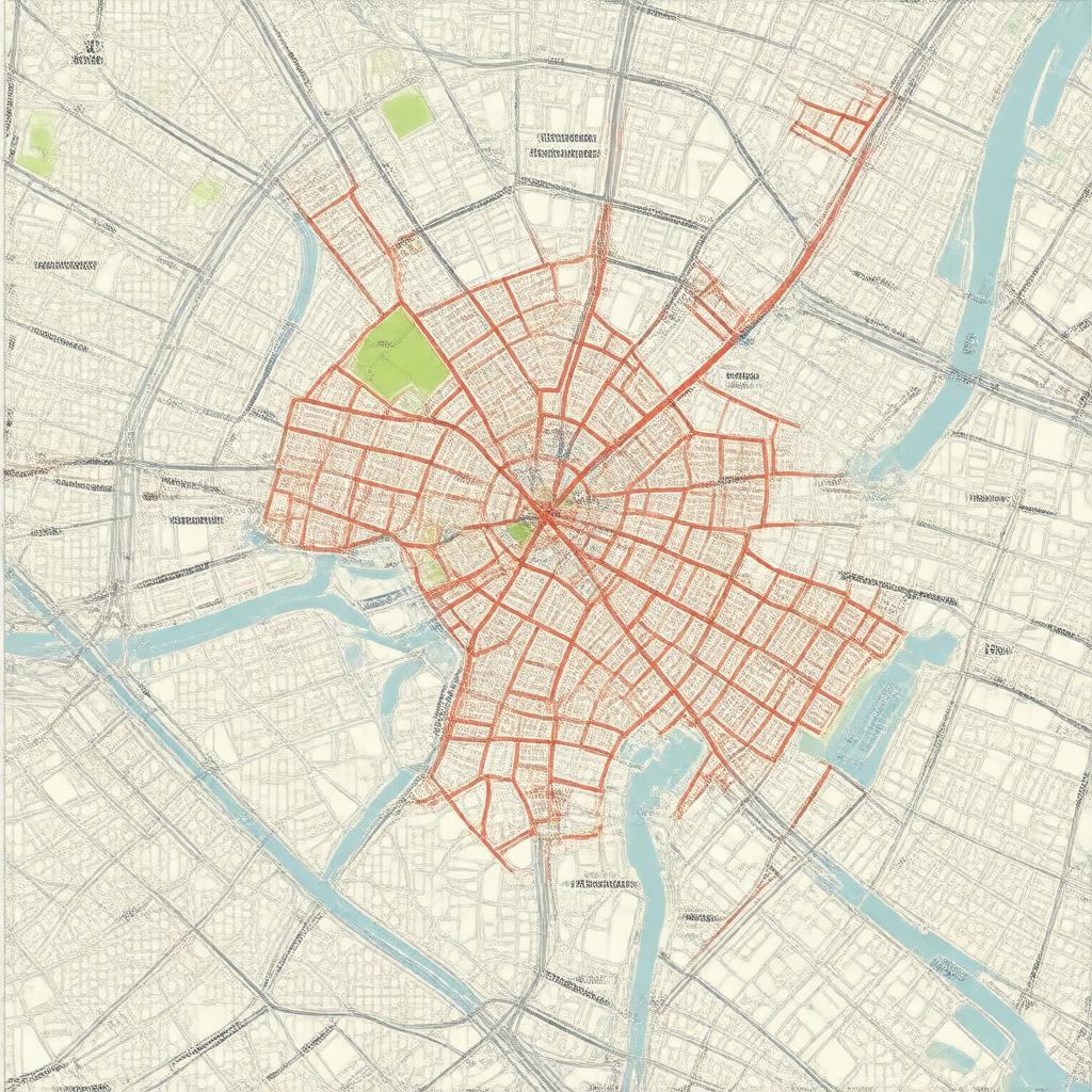 AI-created image of EC postcode area