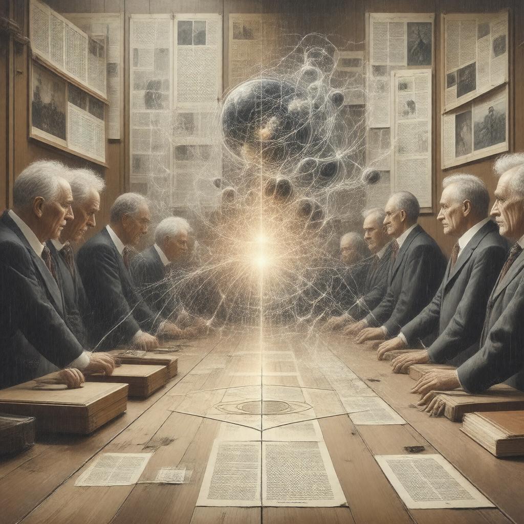 Click to view larger image AI-created image of EPR paradox