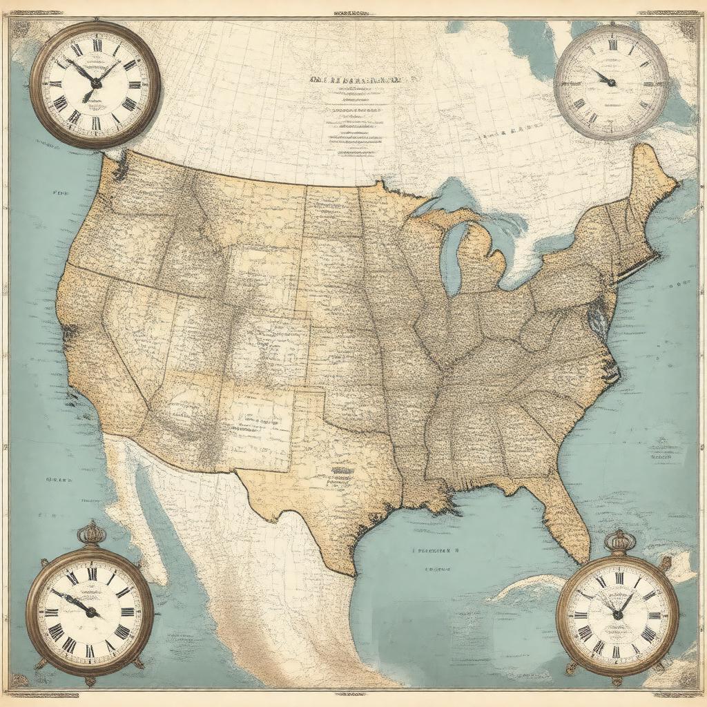 AI-created image of EST (US)