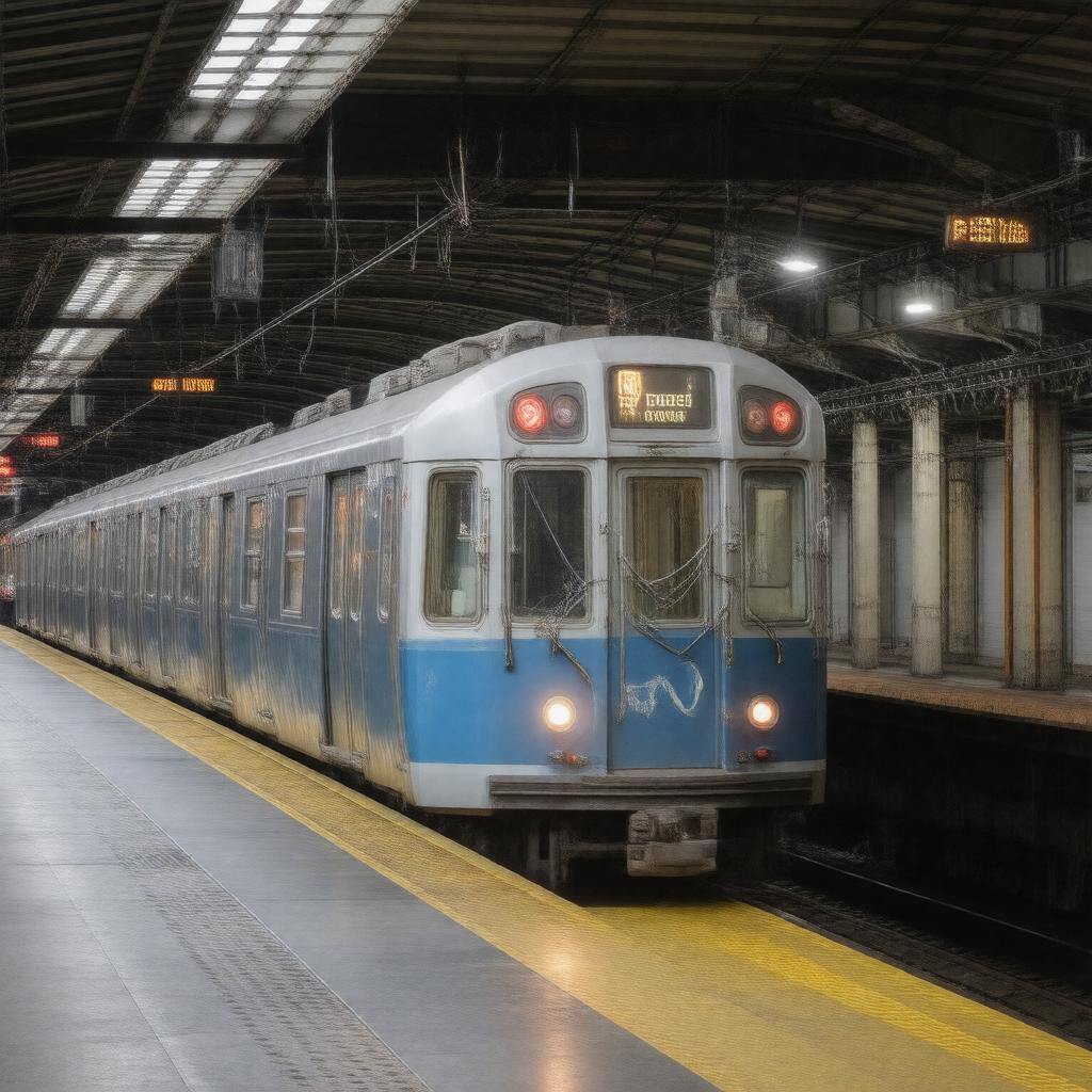 AI-created image of E train