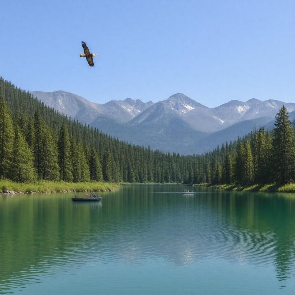 AI-created image of Eagle Lake
