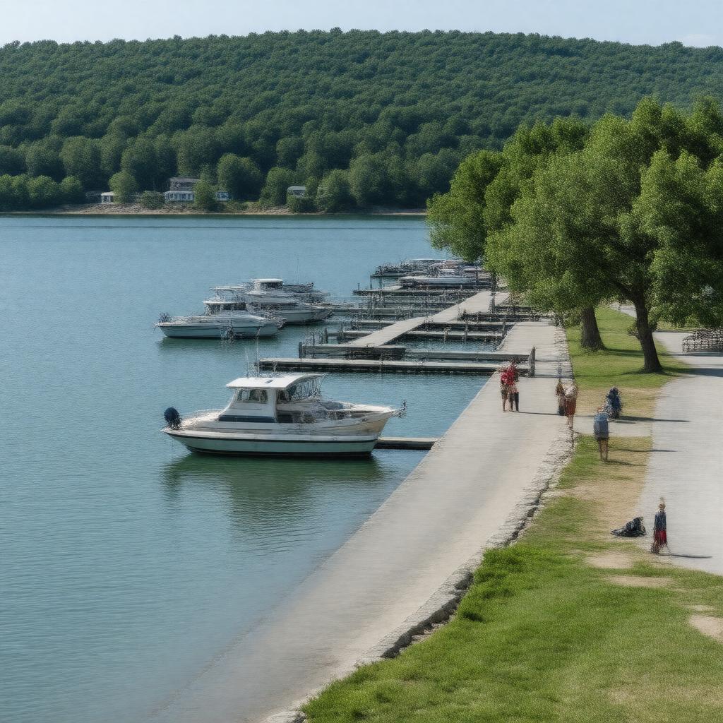 AI-created image of Eagle Rock Marina