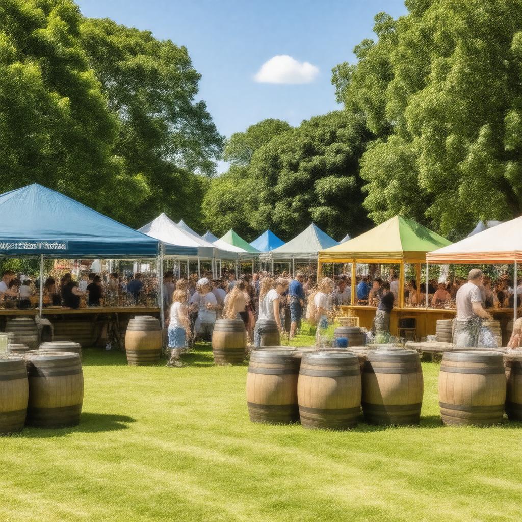 AI-created image of Ealing Beer Festival