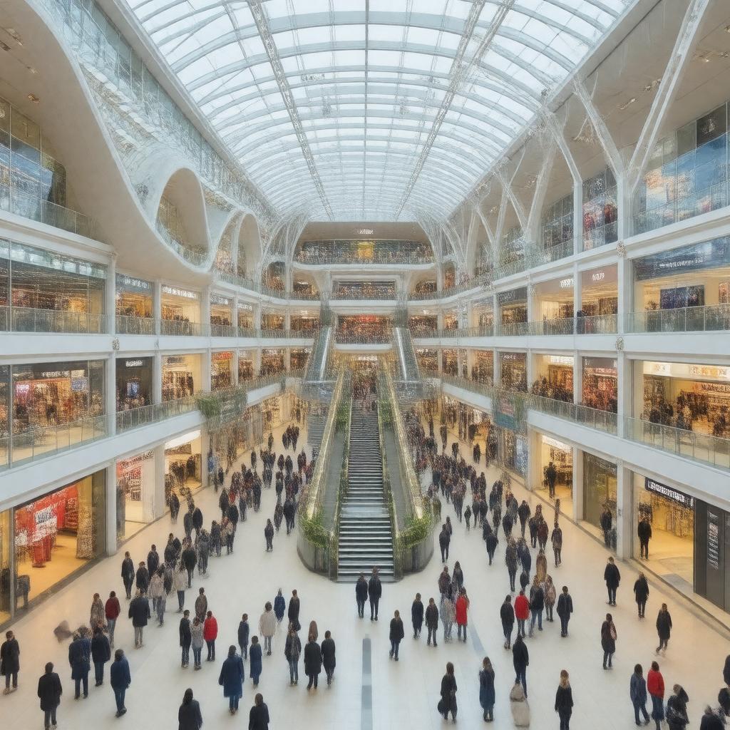 Click to view larger image AI-created image of Ealing Broadway Shopping Centre