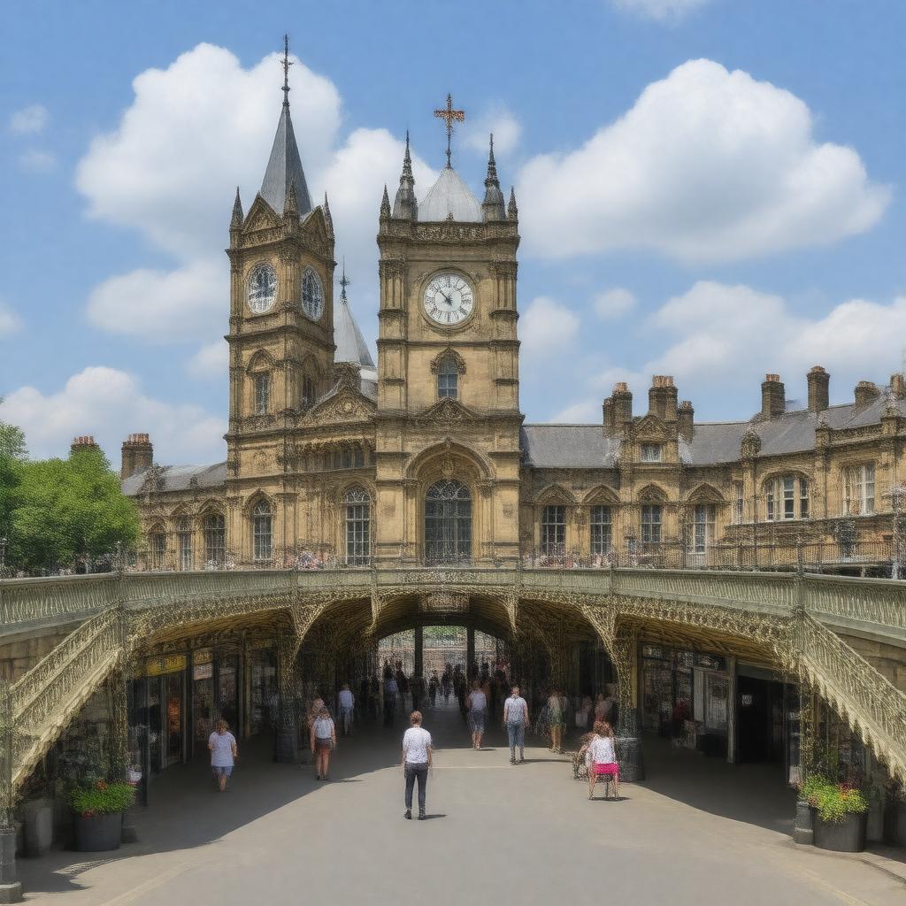 Click to view larger image AI-created image of Ealing Broadway