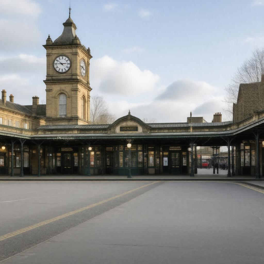 AI-created image of Ealing Broadway station