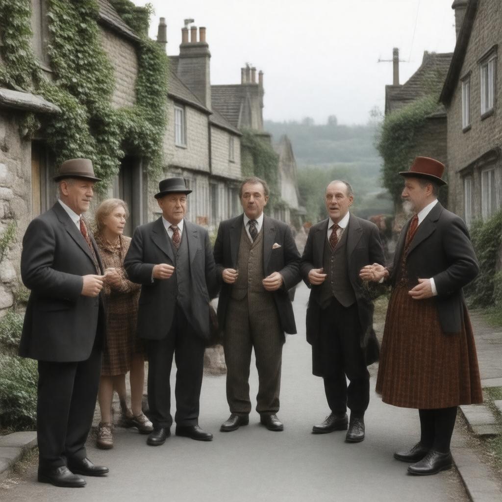 AI-created image of Ealing comedies