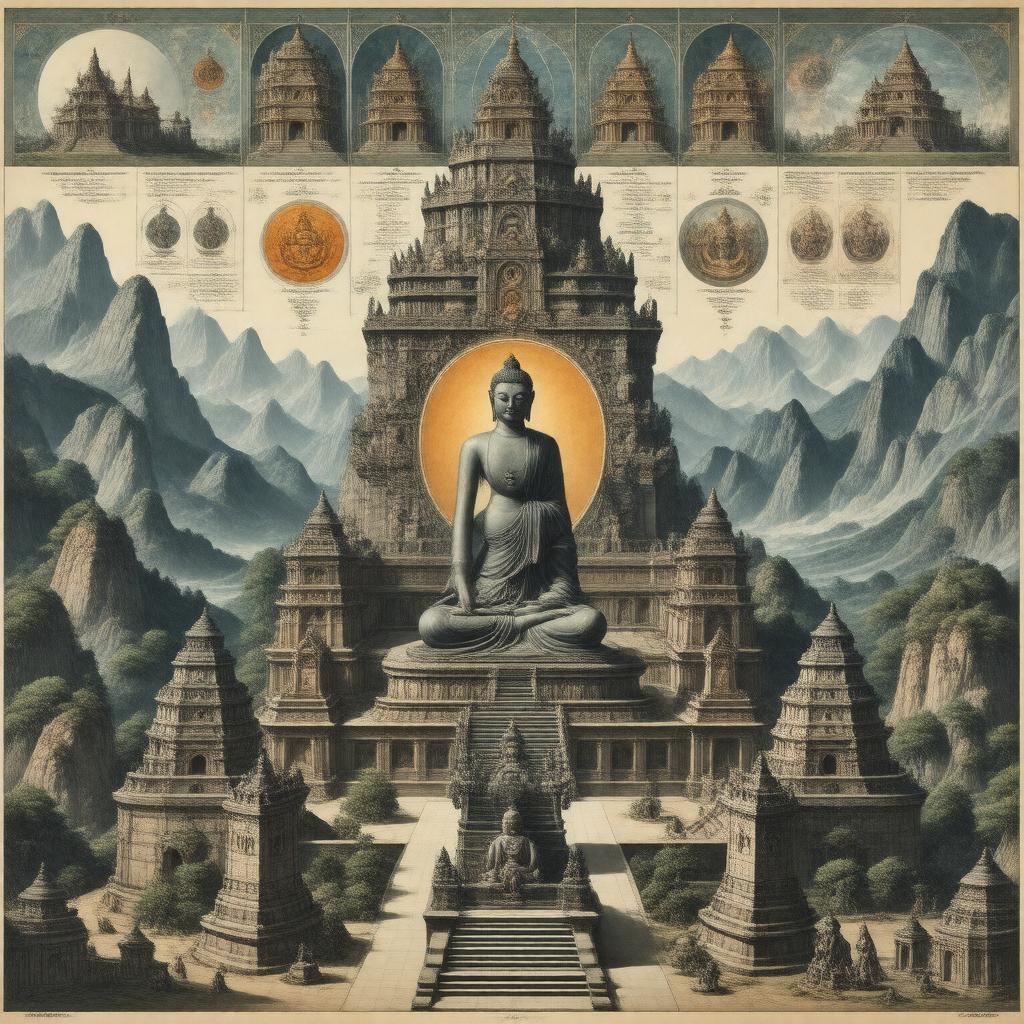 AI-created image of Early Buddhist schools