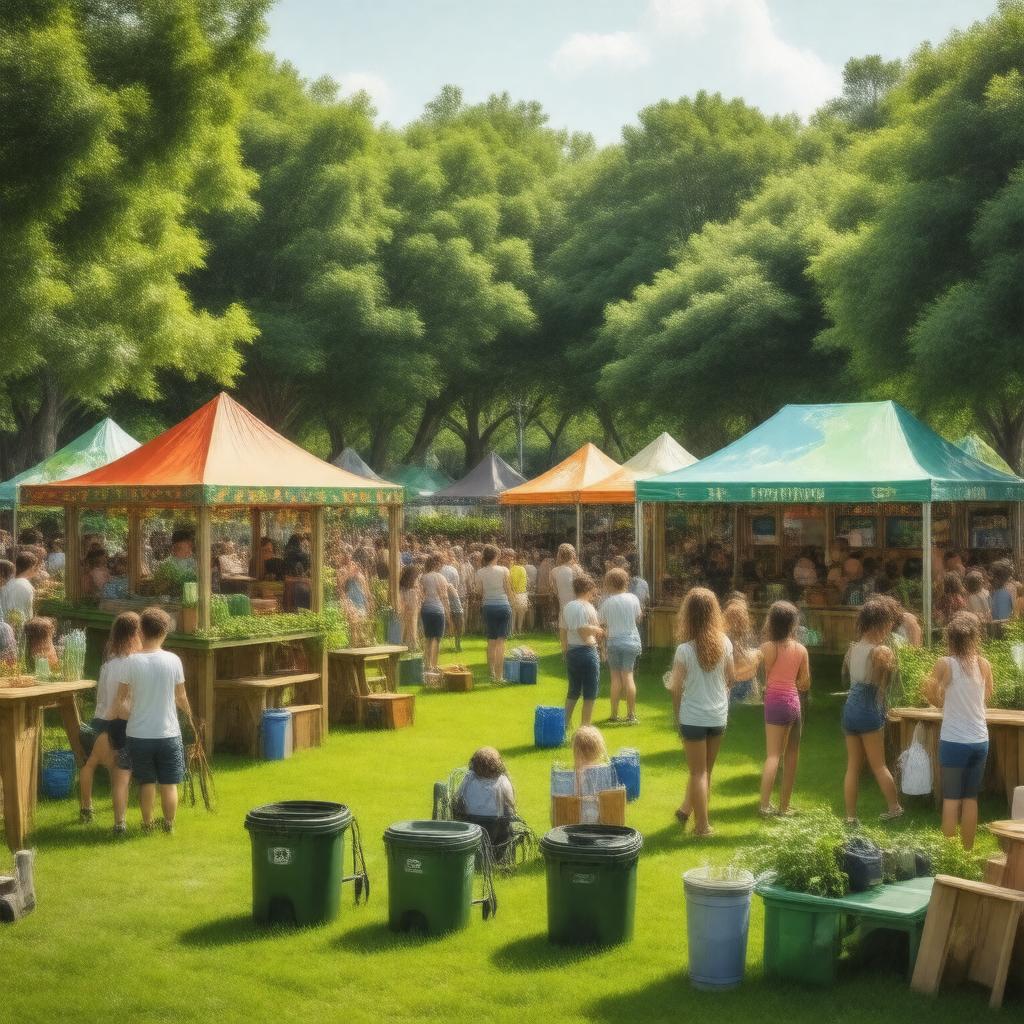 AI-created image of Earth Day Festival