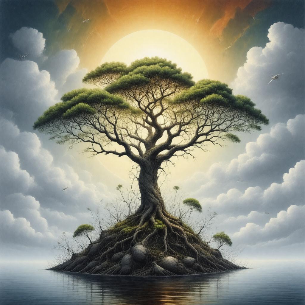 AI-created image of Earth in the Balance