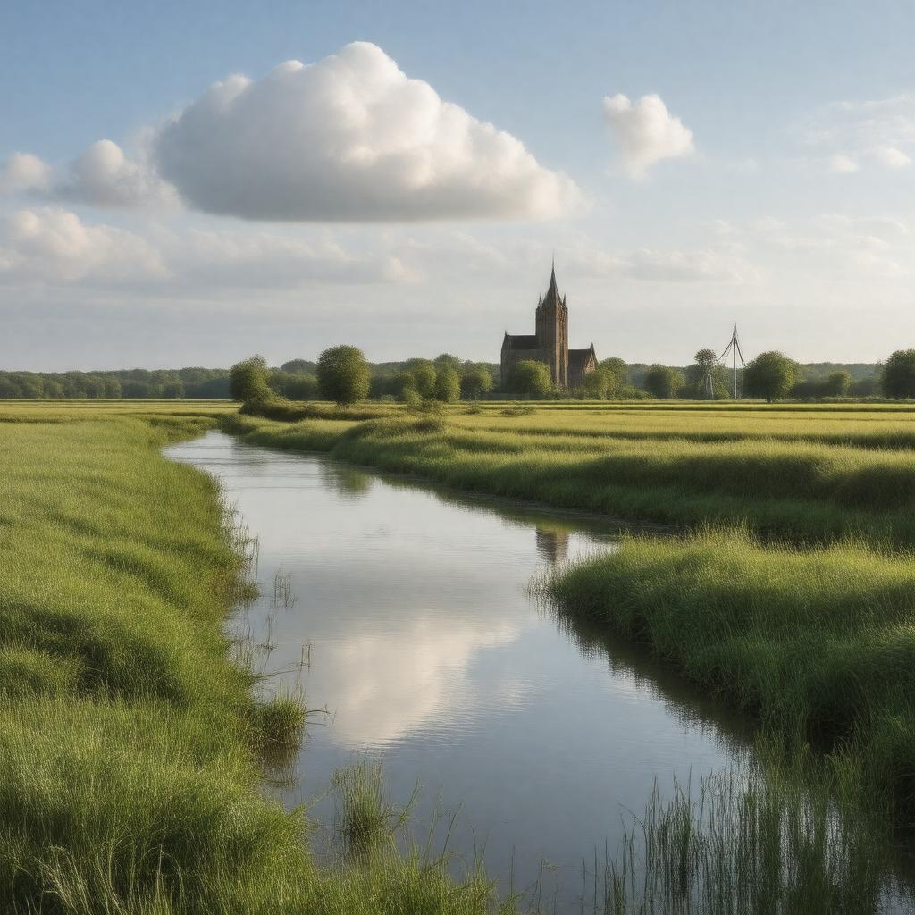 AI-created image of East Anglia