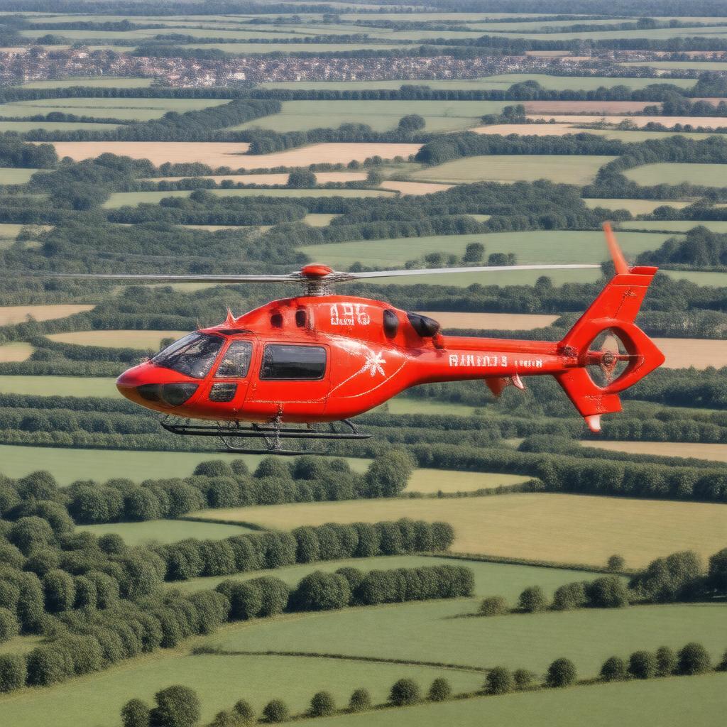 AI-created image of East Anglian Air Ambulance