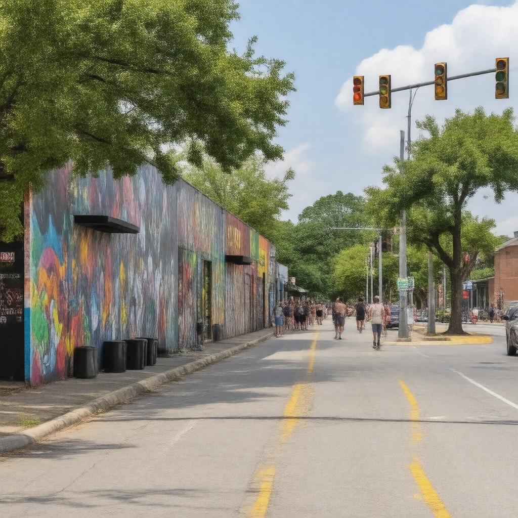 AI-created image of East Atlanta