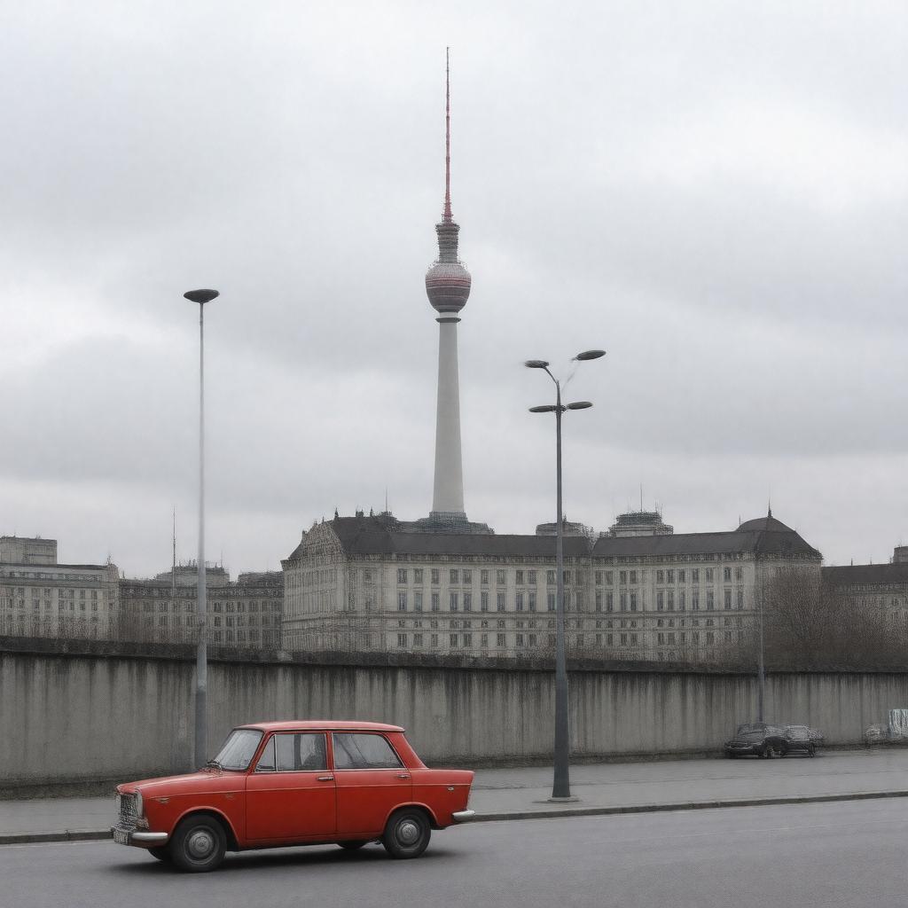 AI-created image of East Berlin