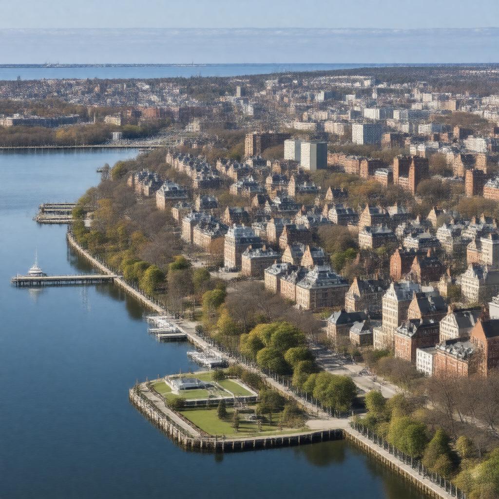 AI-created image of East Boston
