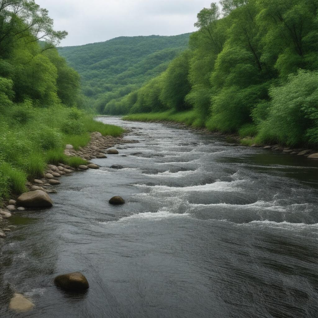 AI-created image of East Branch Farmington River