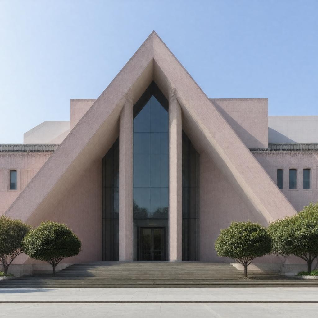 AI-created image of East Building of the National Gallery of Art