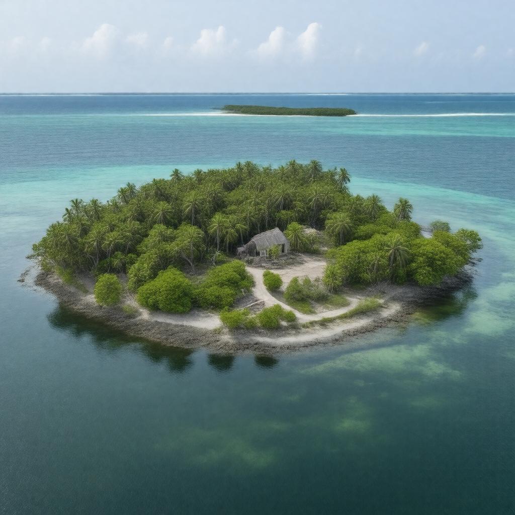 AI-created image of East Caicos