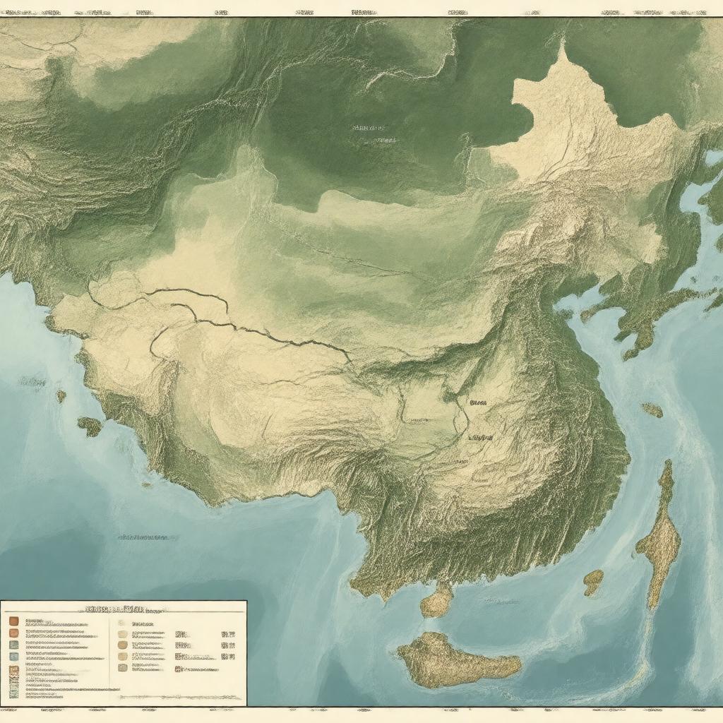 AI-created image of East China