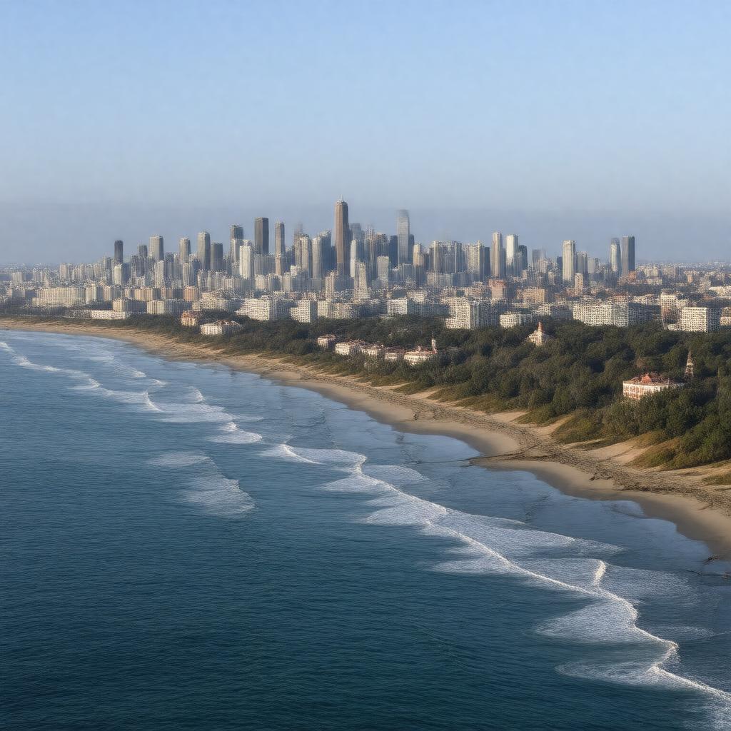 AI-created image of East Coast