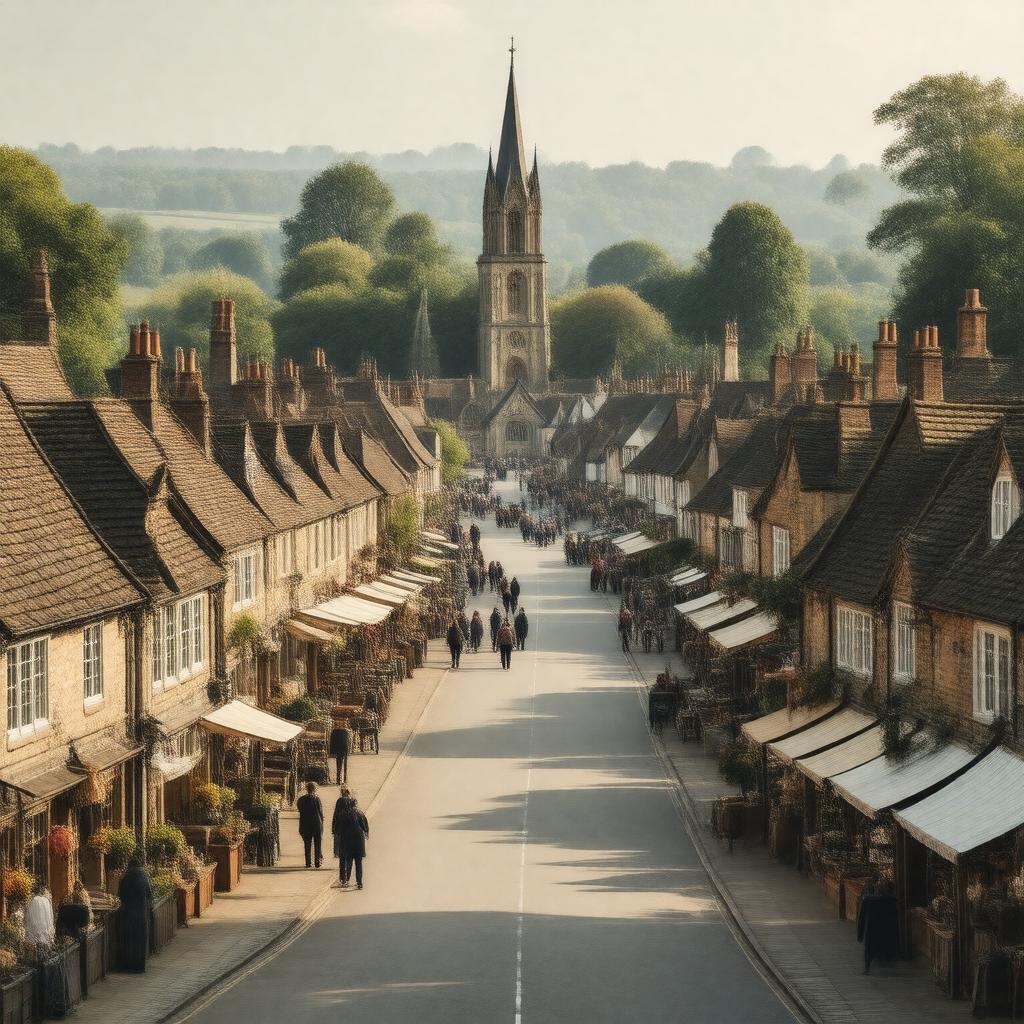 AI-created image of East Dereham