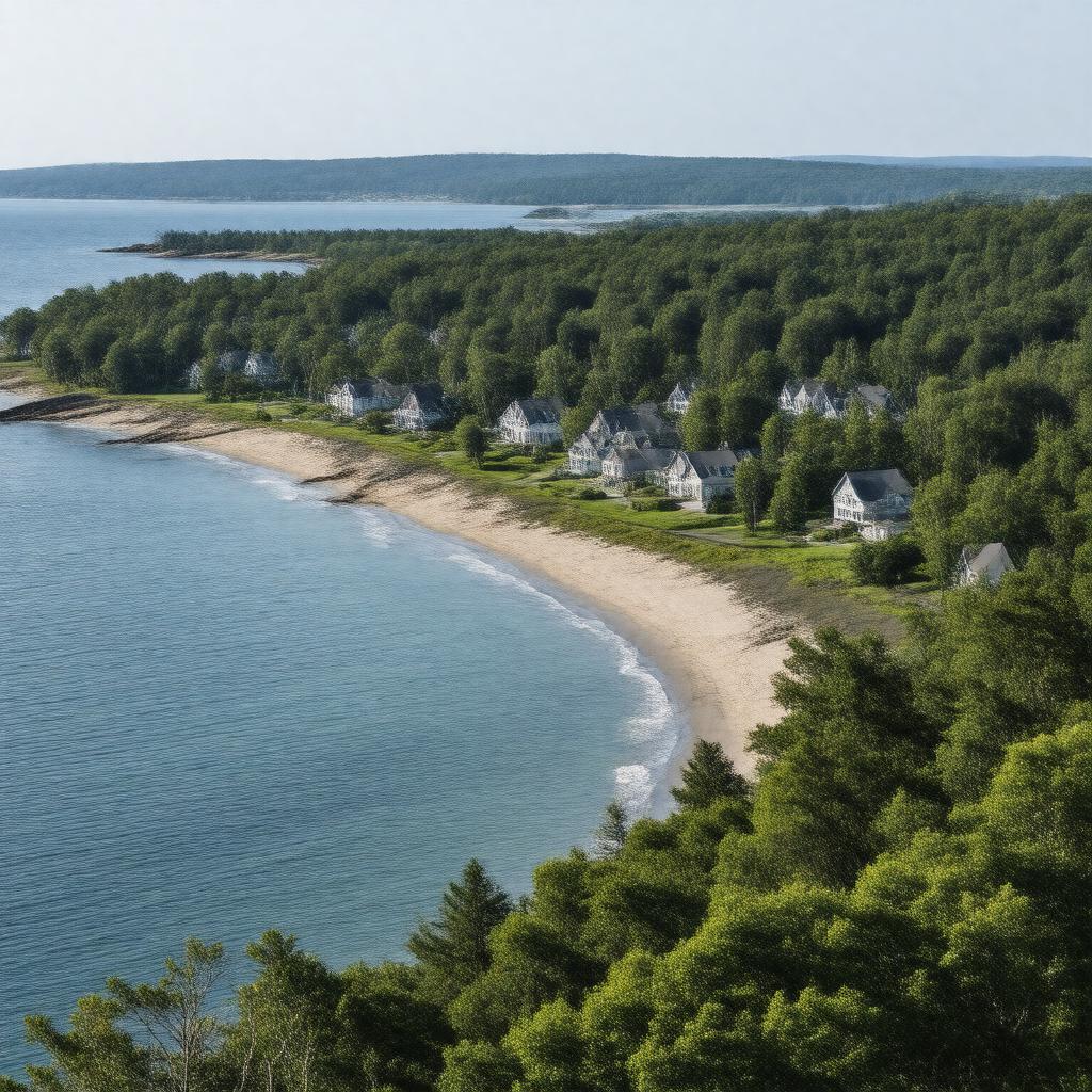 AI-created image of East Falmouth