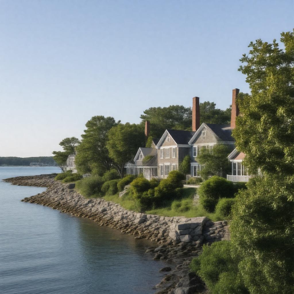 AI-created image of East Greenwich, Rhode Island