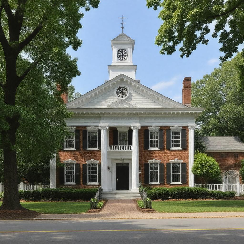 AI-created image of East Greenwich Town Hall