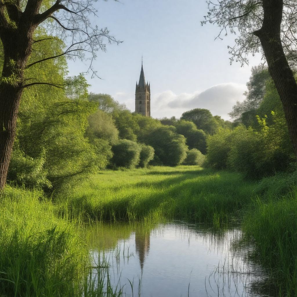 AI-created image of East Ham Nature Reserve