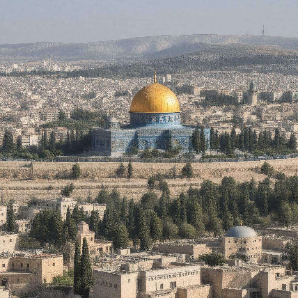 AI-created image of East Jerusalem