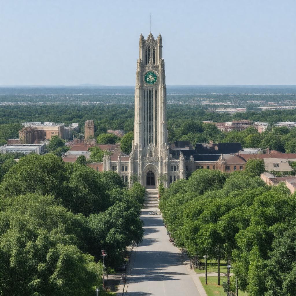AI-created image of East Lansing, Michigan, USA
