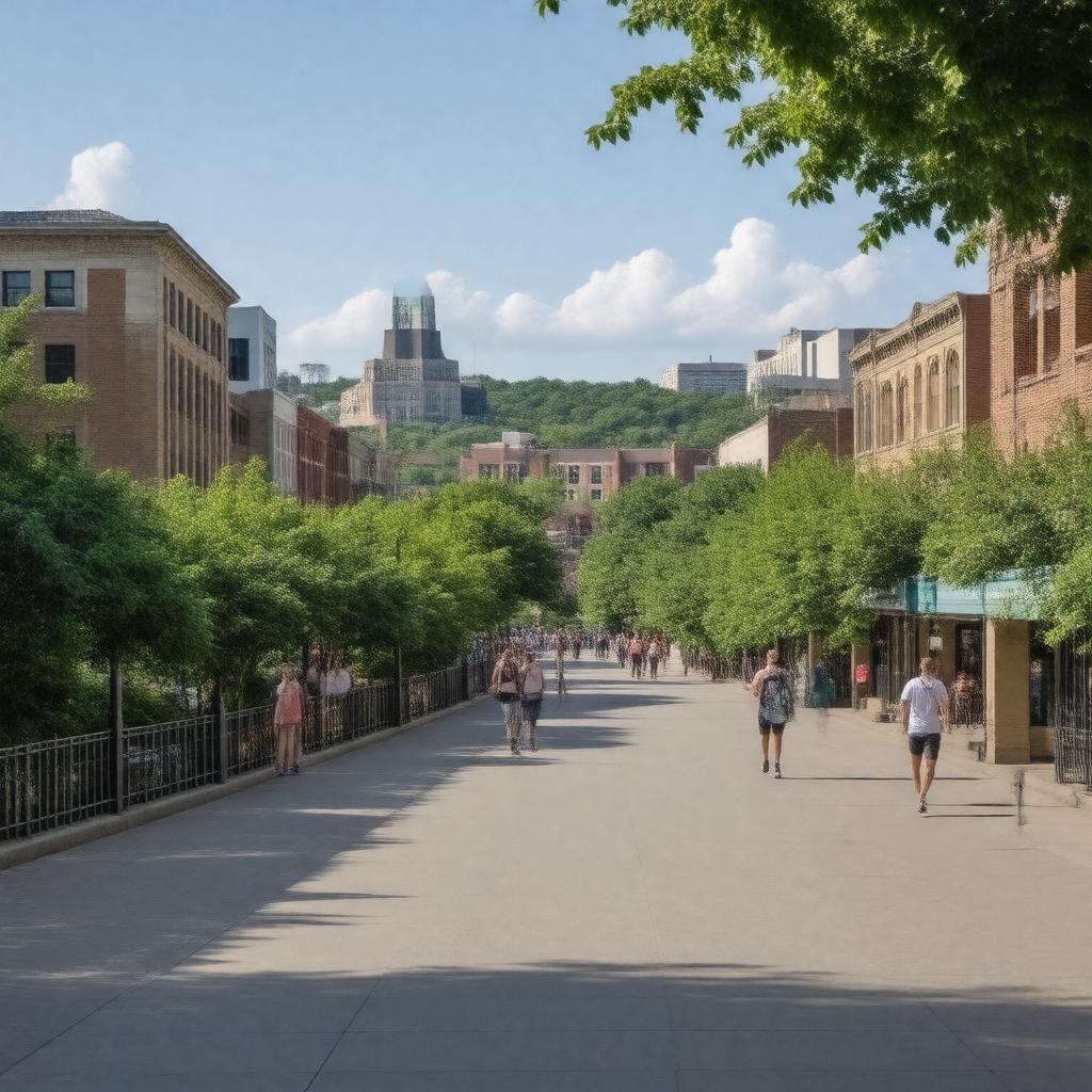 AI-created image of East Lansing, Michigan, United States