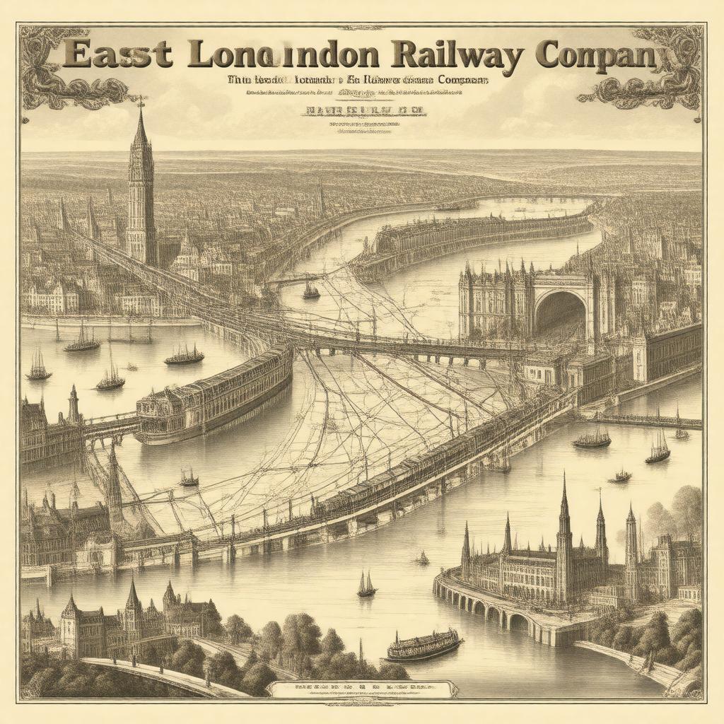 AI-created image of East London Railway Company