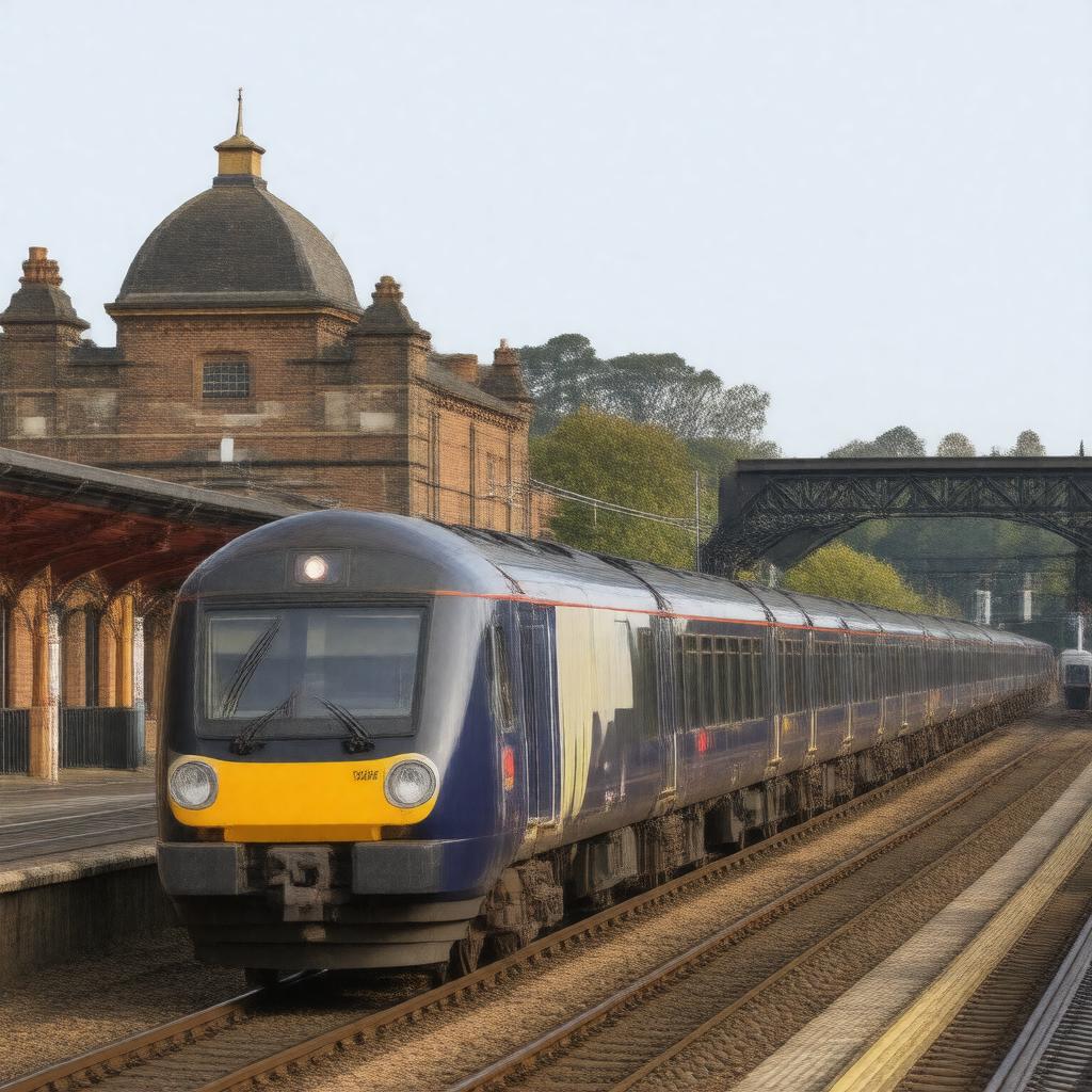 AI-created image of East Midlands Railway