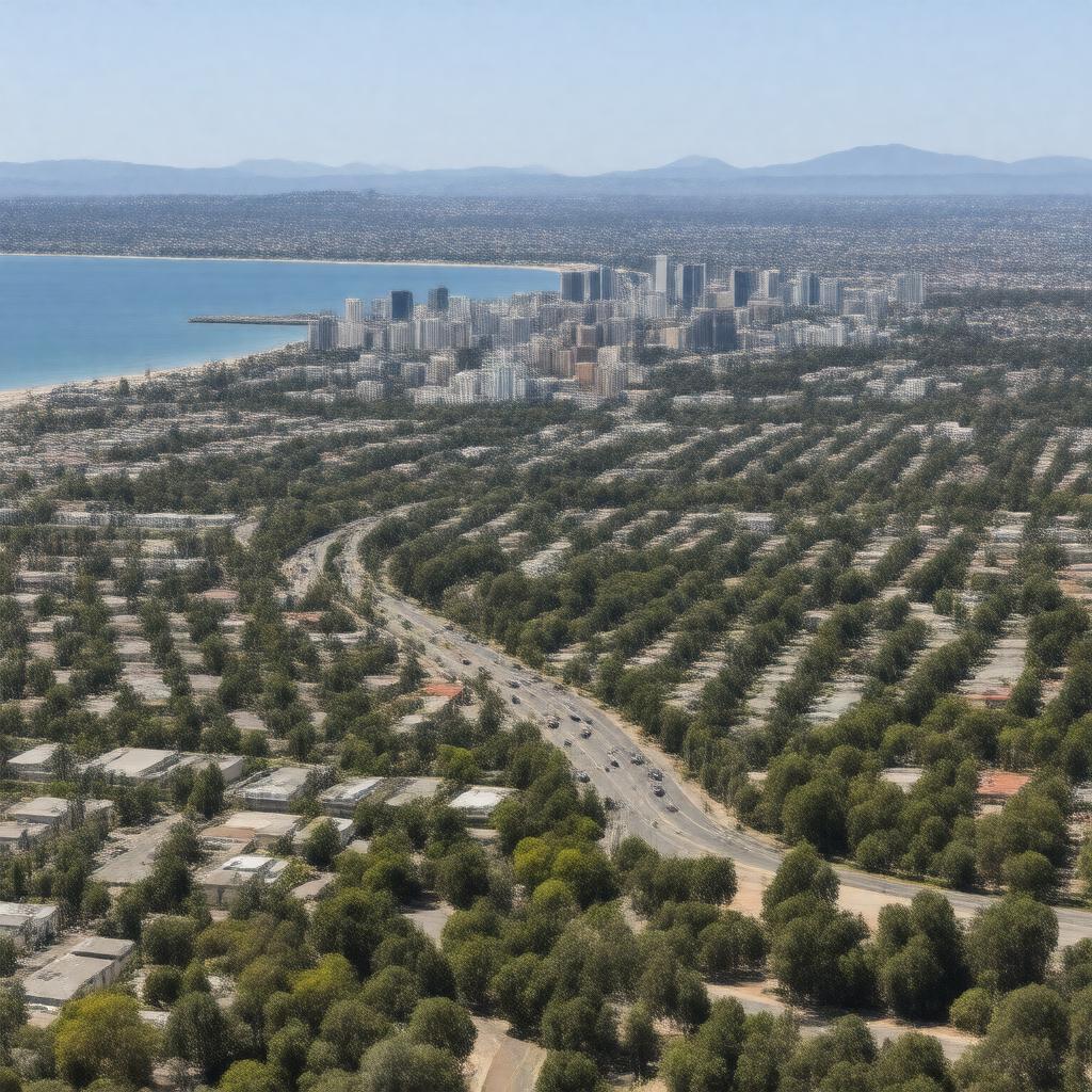 AI-created image of East Palo Alto