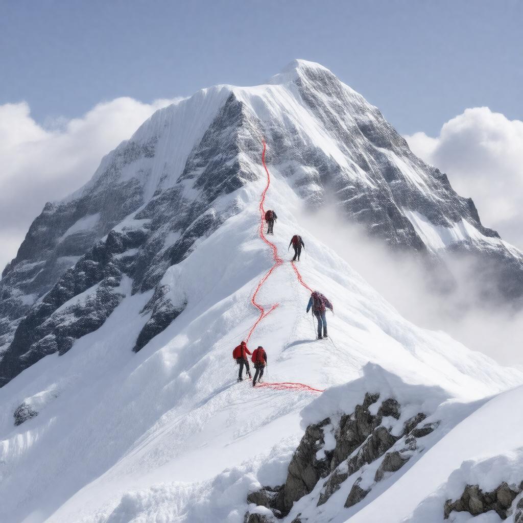 AI-created image of East Ridge Route