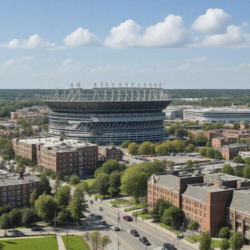 AI-created image of East Rutherford, New Jersey