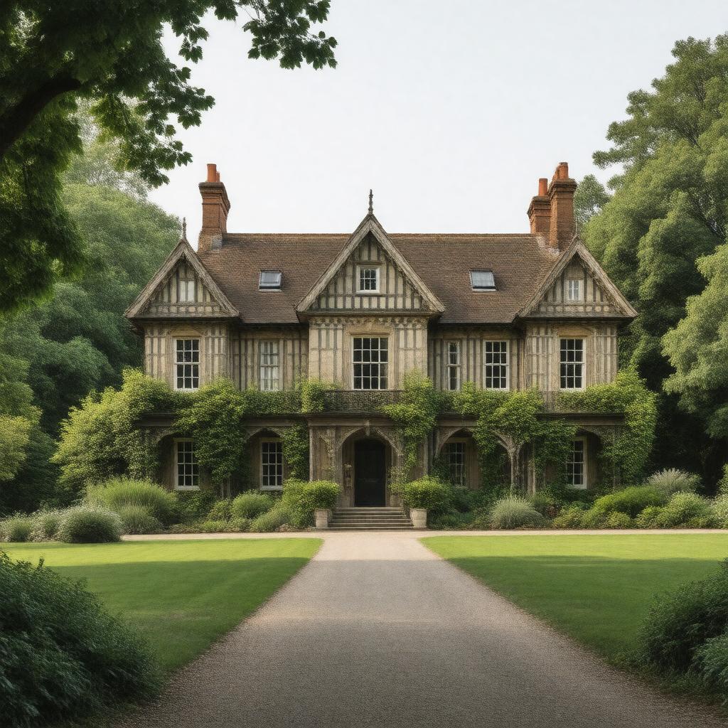 AI-created image of East Sheen Lodge, Richmond, Surrey, England