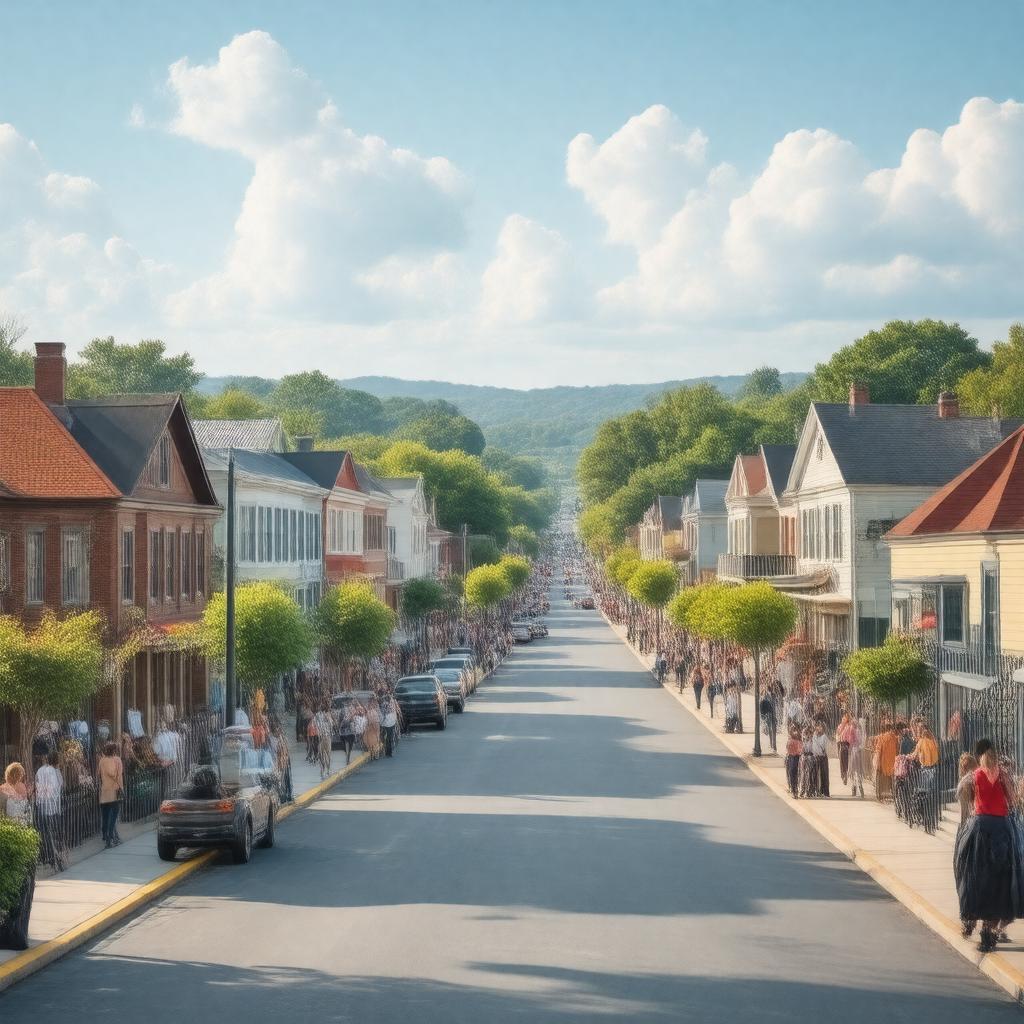 AI-created image of East Somerville