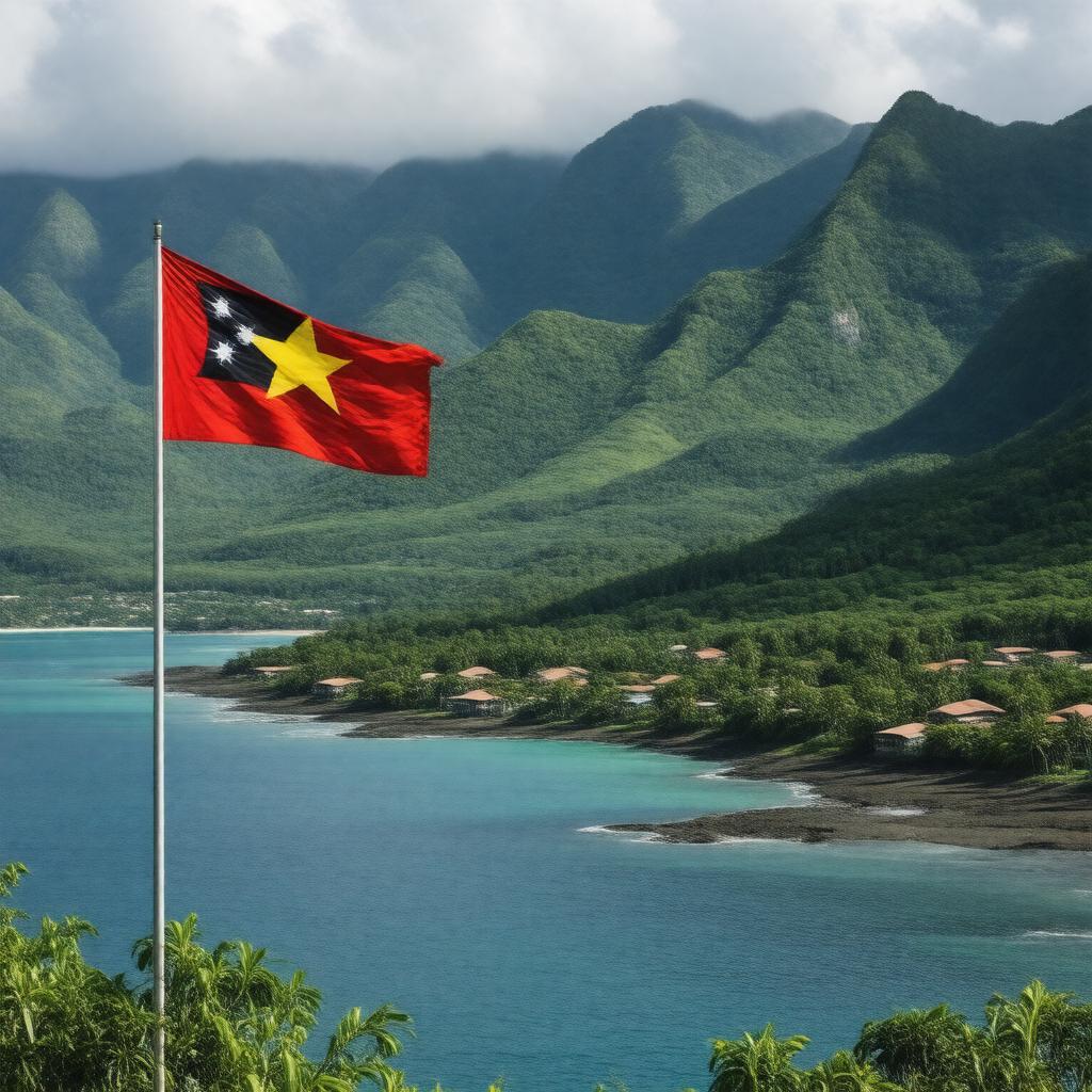 AI-created image of East Timor