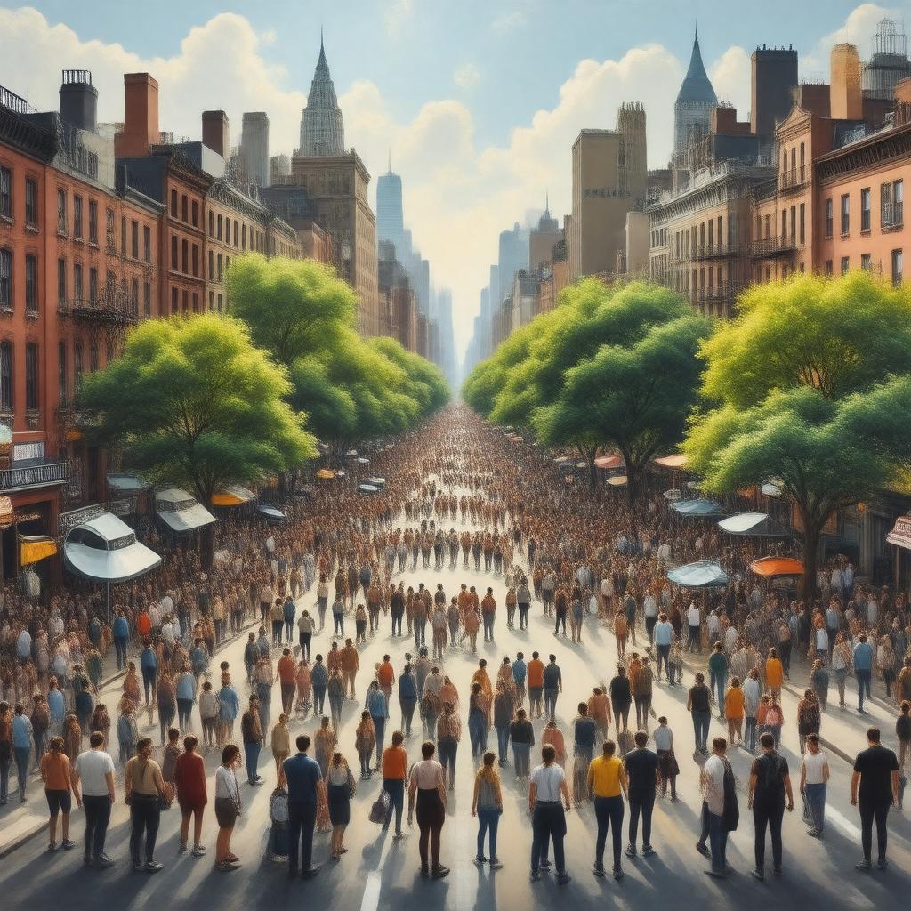 AI-created image of East Village