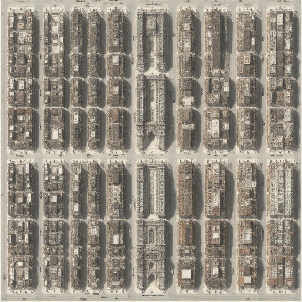AI-created image of East Village Historic District