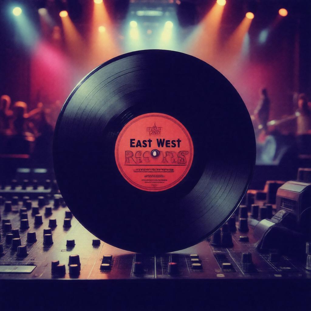 AI-created image of East West Records
