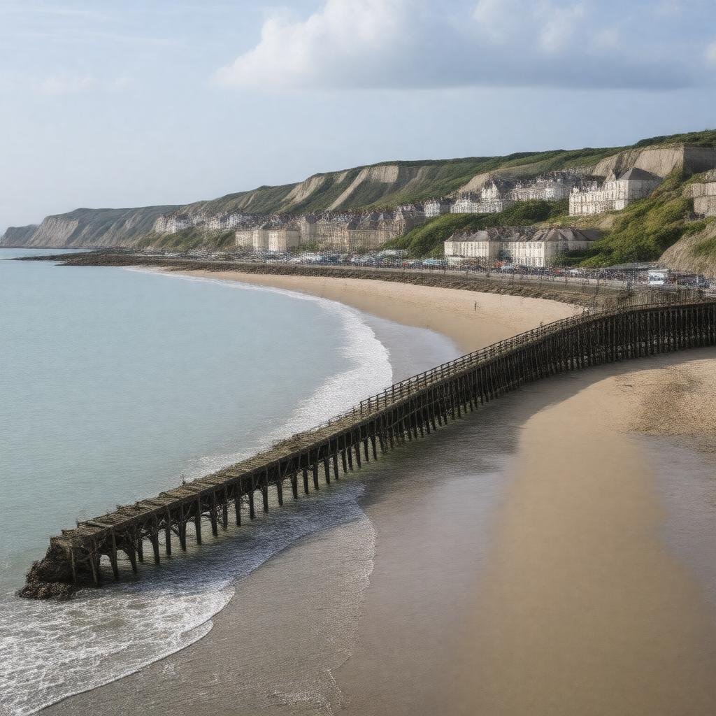 AI-created image of Eastbourne, Sussex, England