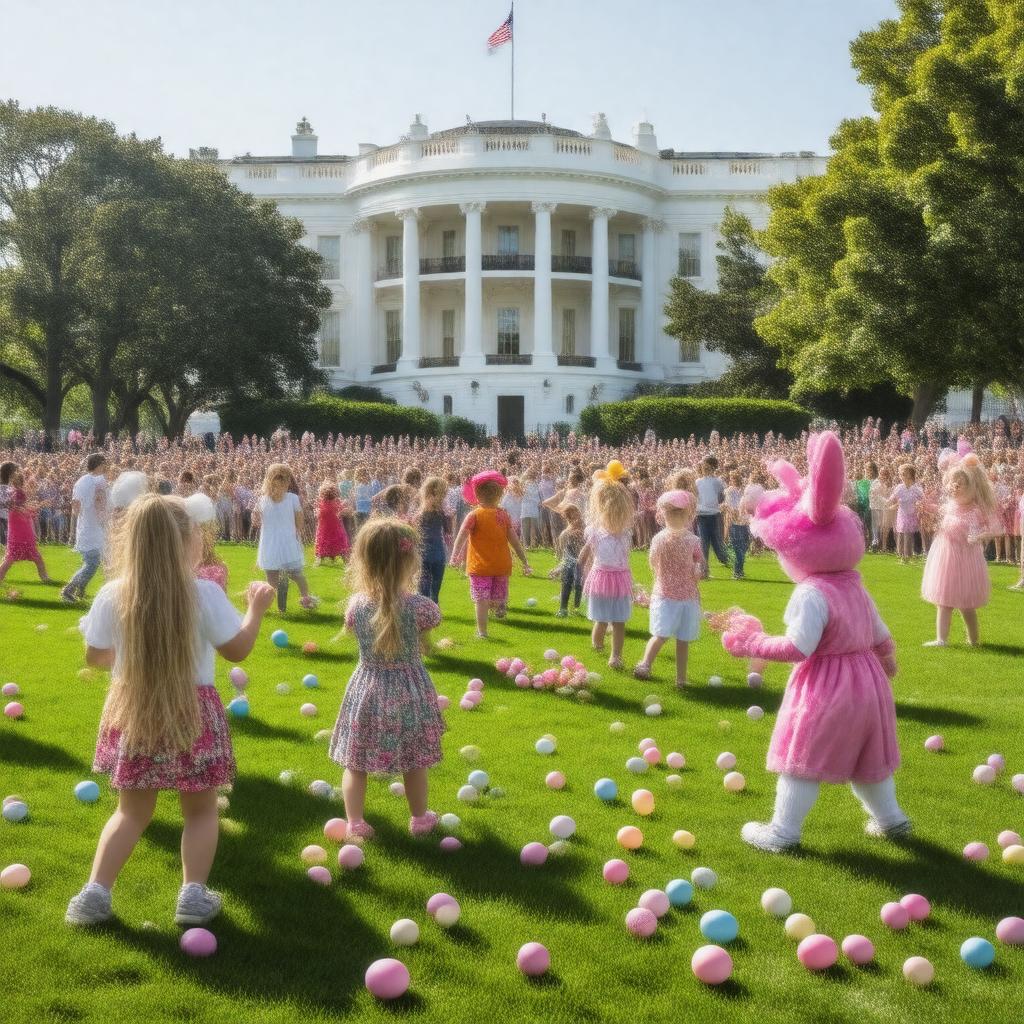 AI-created image of Easter Egg Roll